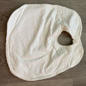 Cream Baby Bib